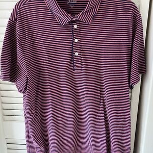 J. Crew Purple and Pink Performance Polo Shirt
